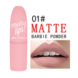 MK Brand 12 Colors Nude Matte Lipsticks batom mate Sexy Lips Color Cosmetics Waterproof Long Lasting Lipgloss Lip Tint Makeup